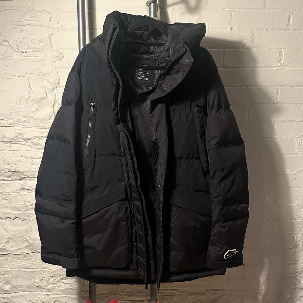 Nike Men's Dark Puffer Jacket with Hood